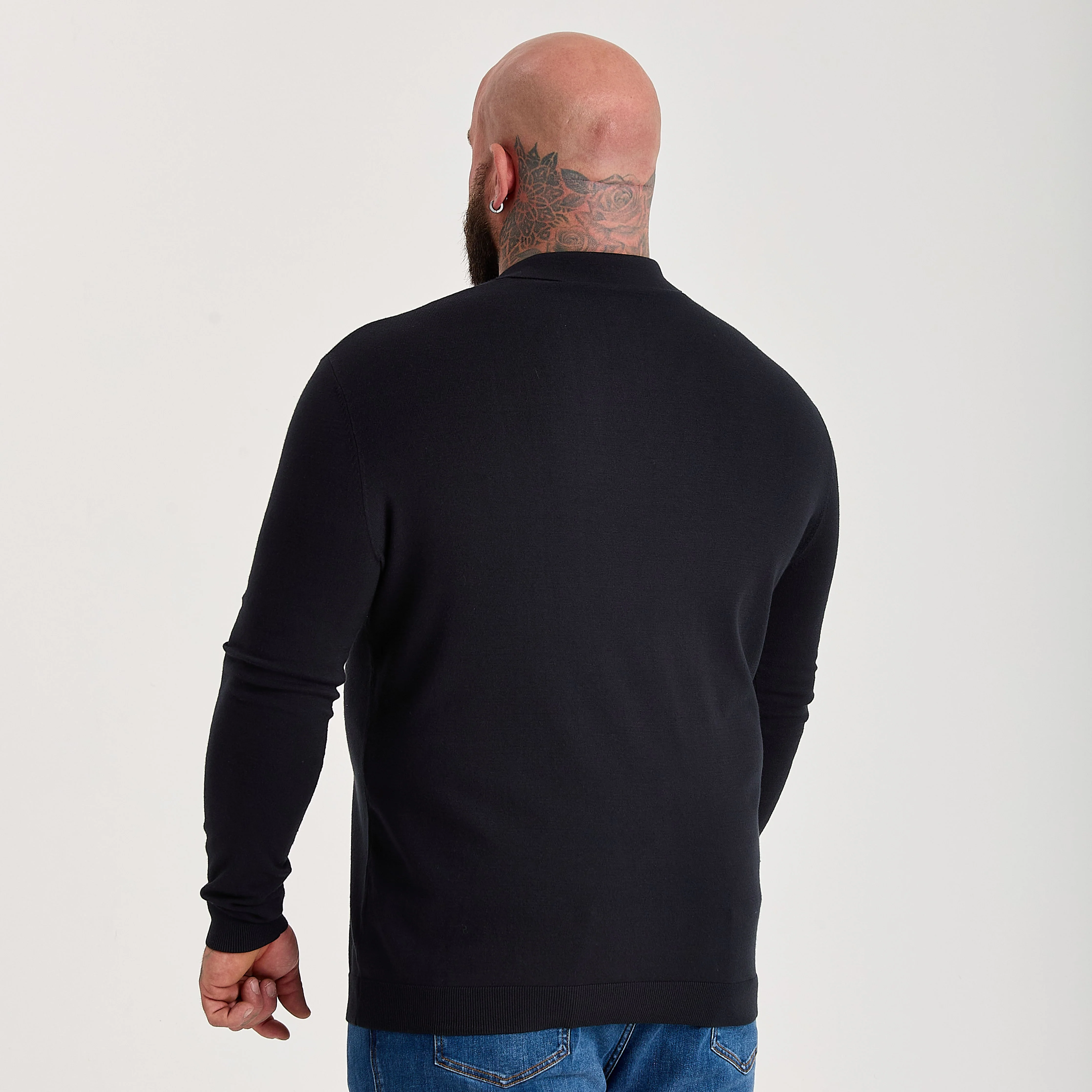 All Black Dress Polo Long Sleeve 3-Pack - Image 5