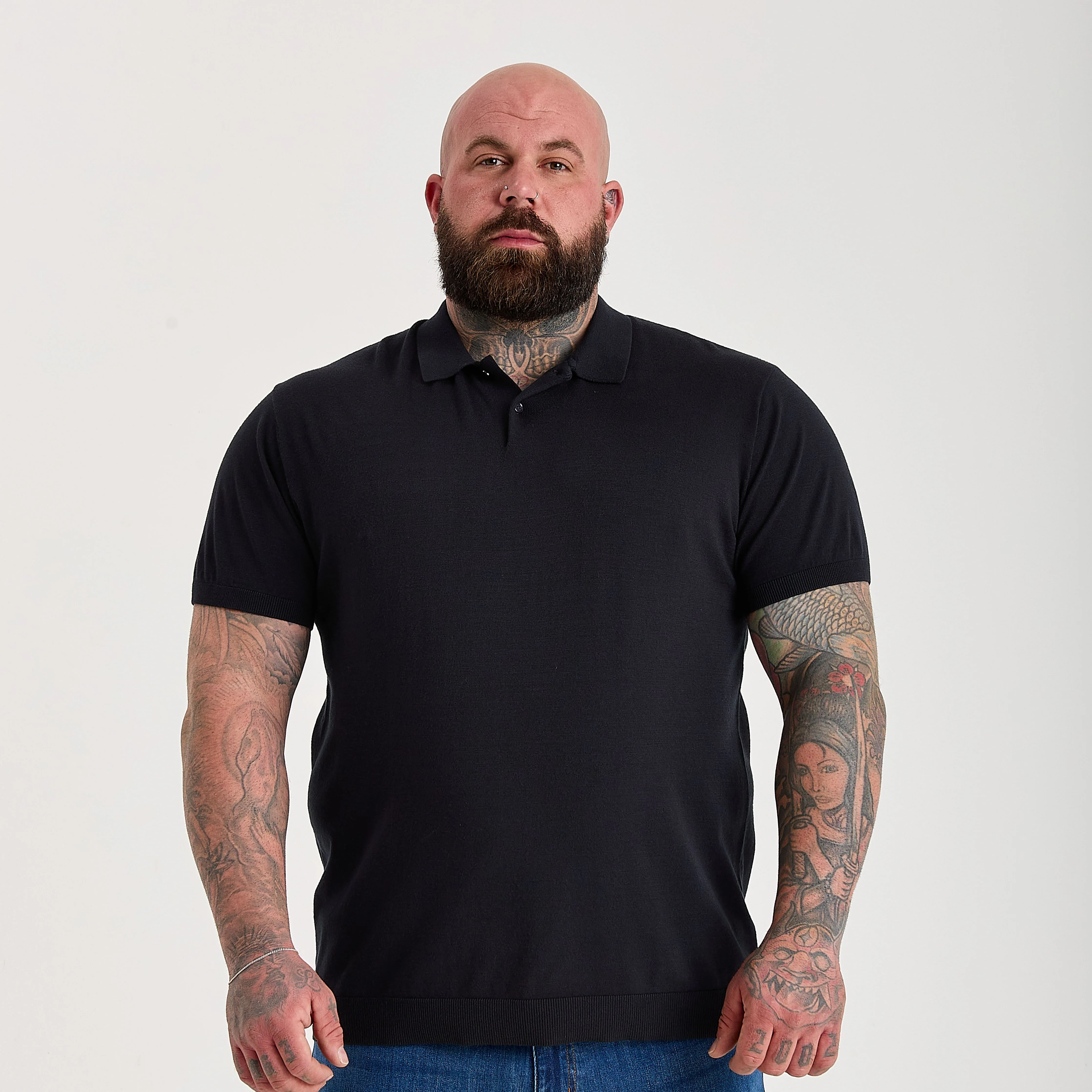 All Black Dress Polo Short Sleeve 3-Pack - Image 3