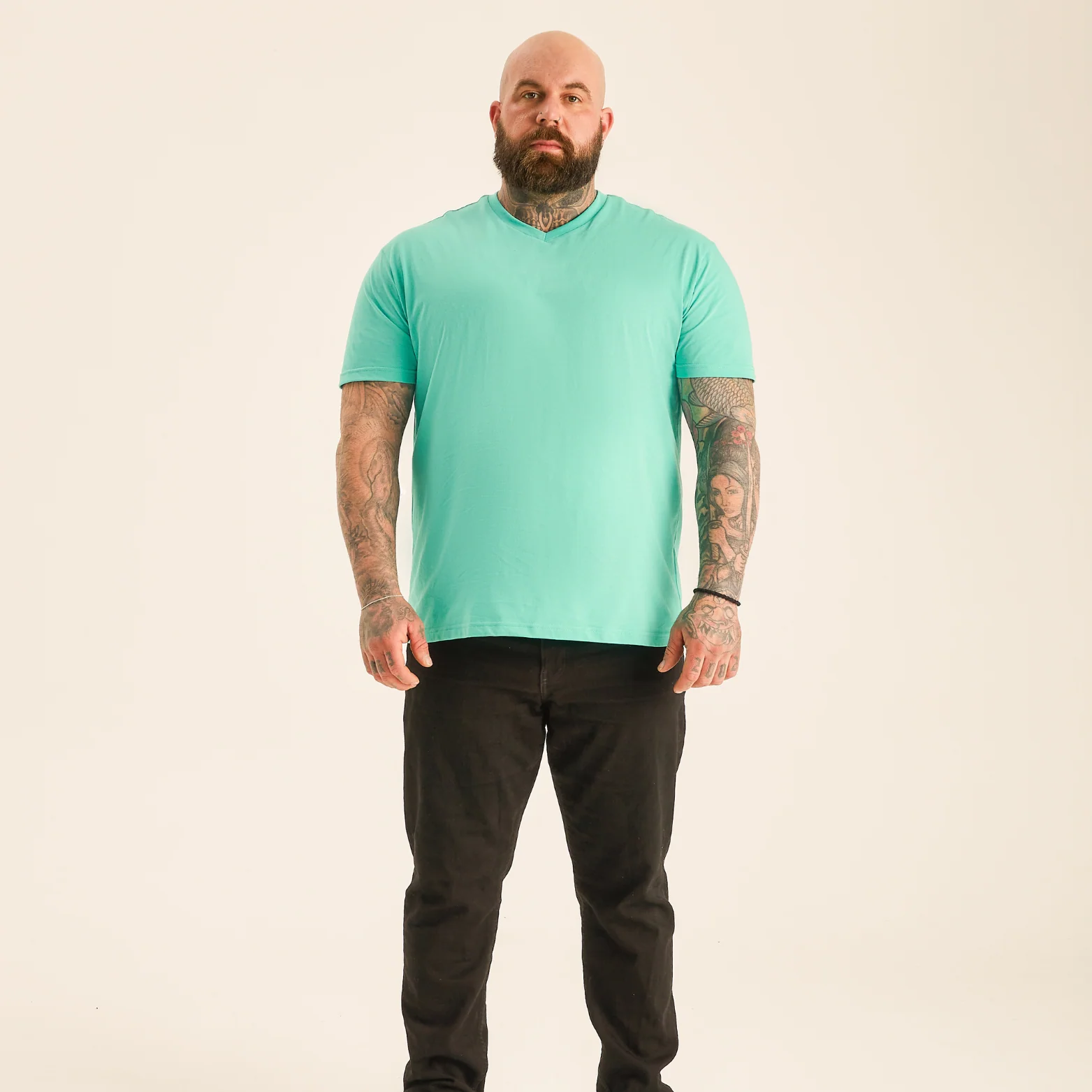 Aqua V-Neck - Image 4
