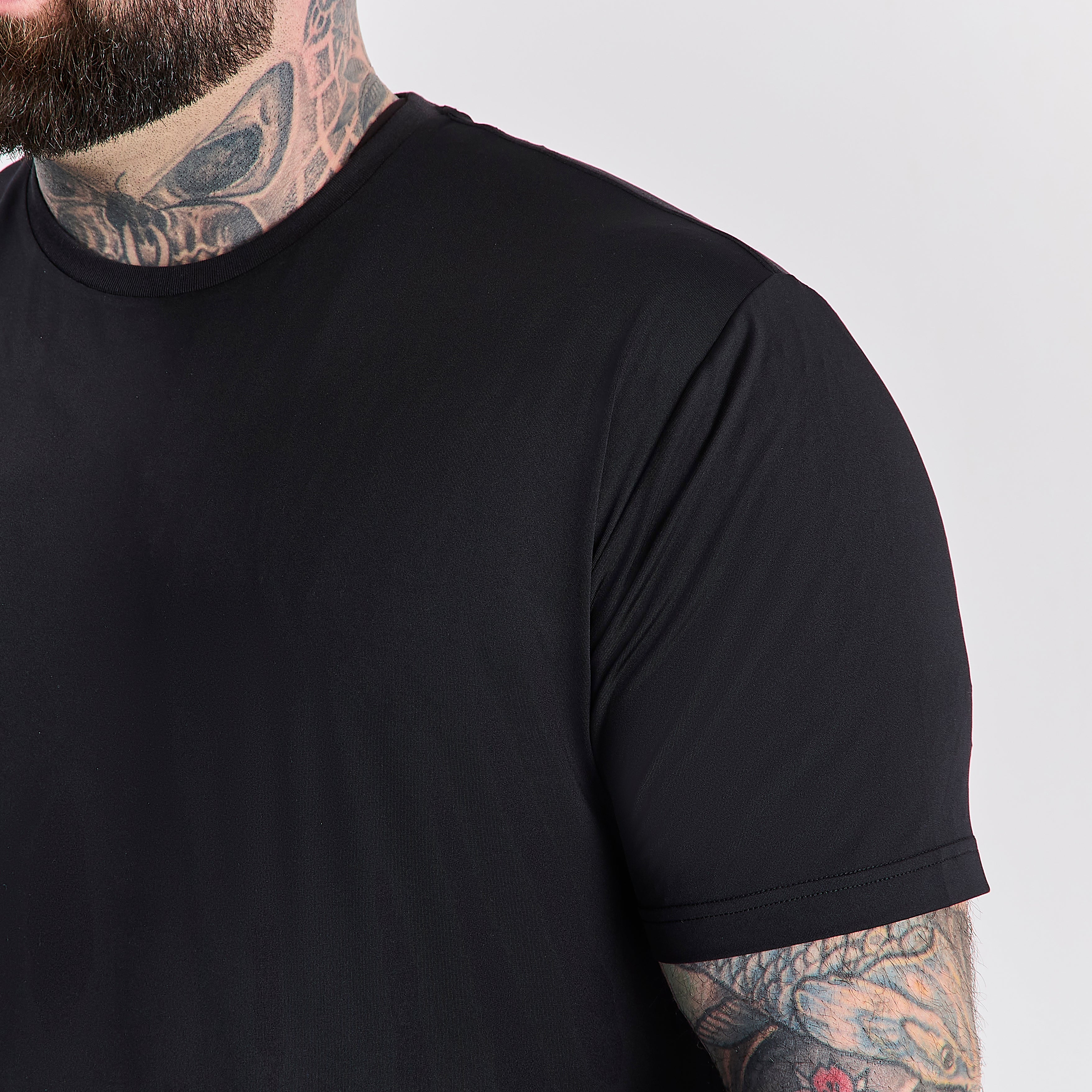 Black Active Crew Neck - Image 5