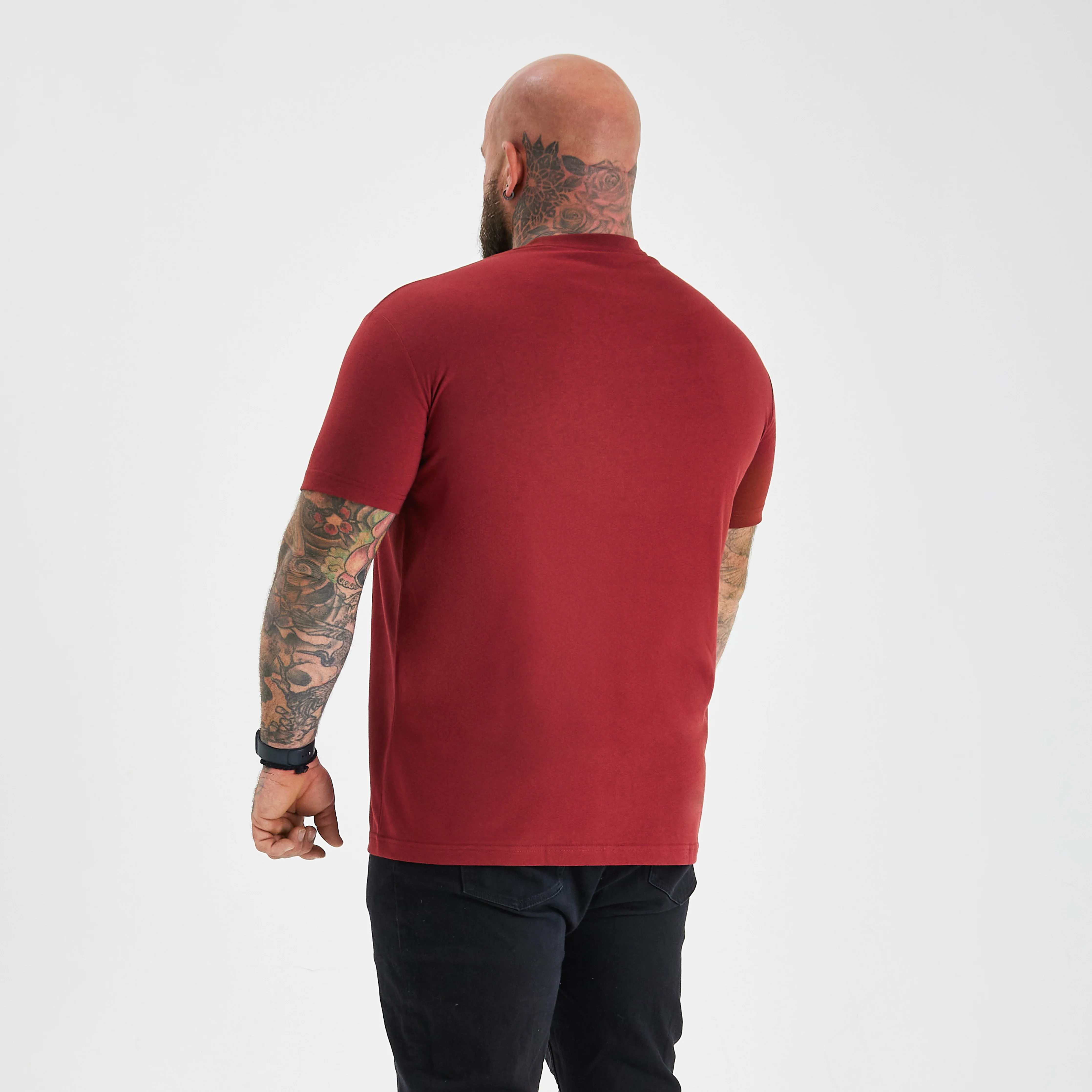 Burgundy Crew Neck - Image 3