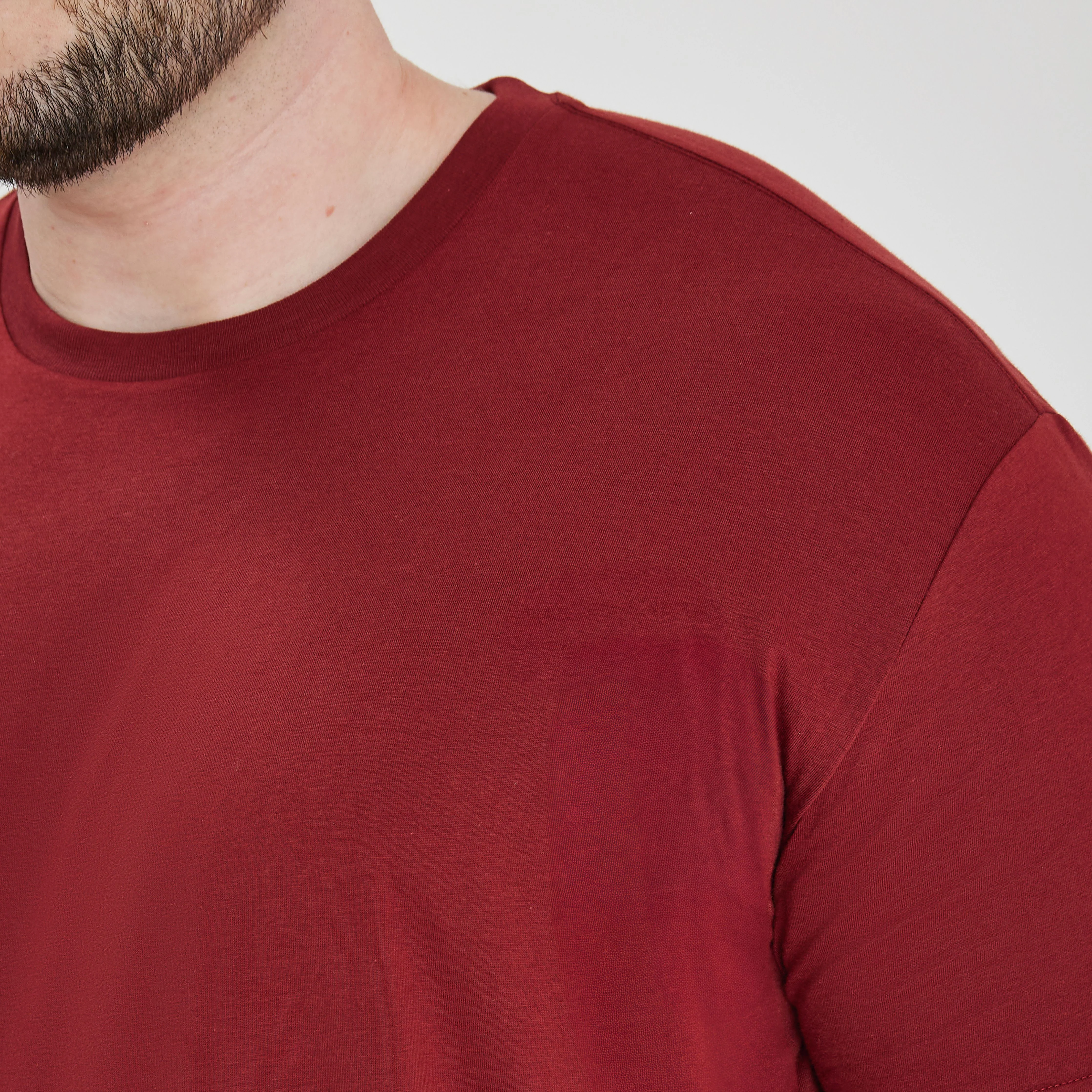 Burgundy Crew Neck - Image 4