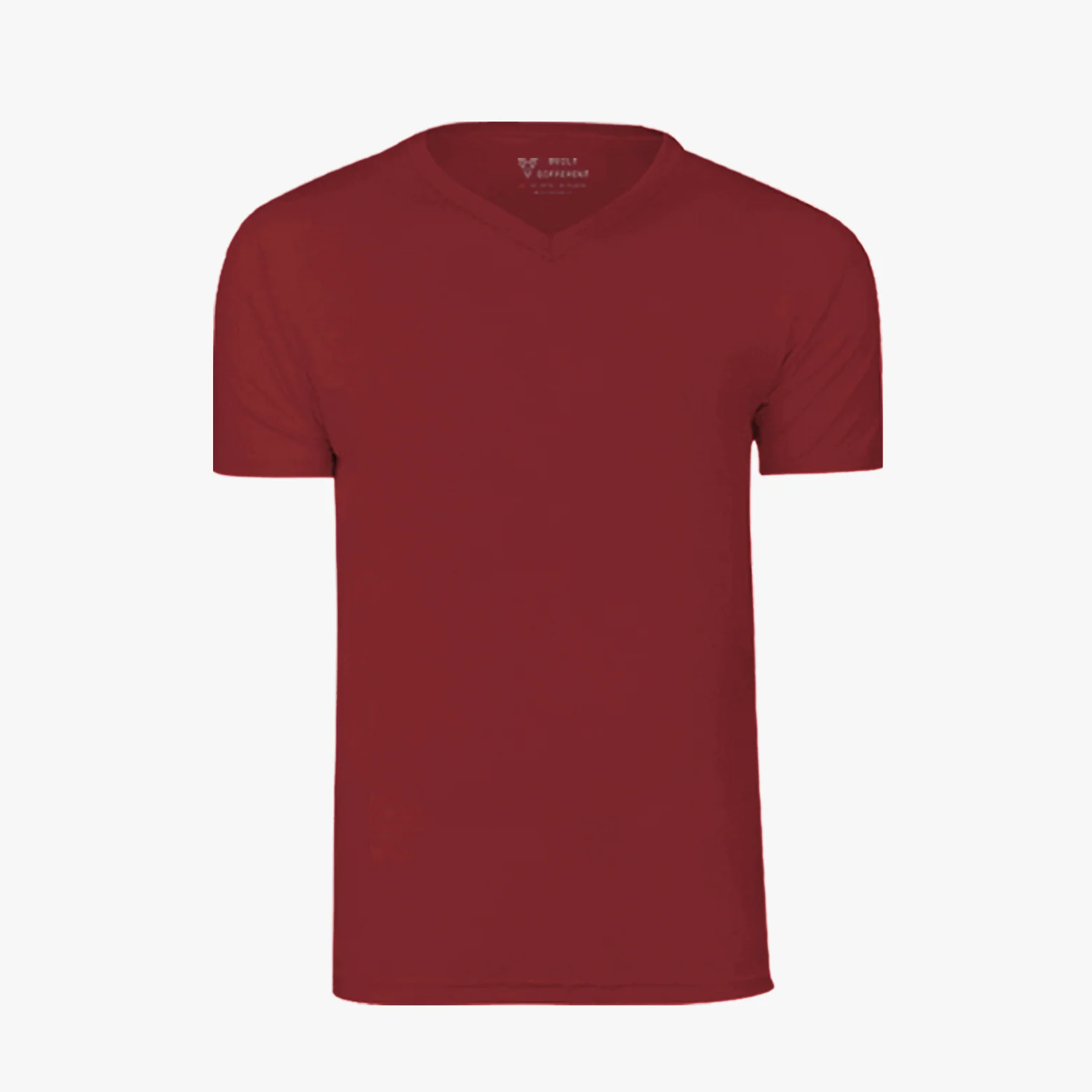 Burgundy V-Neck - Image 2