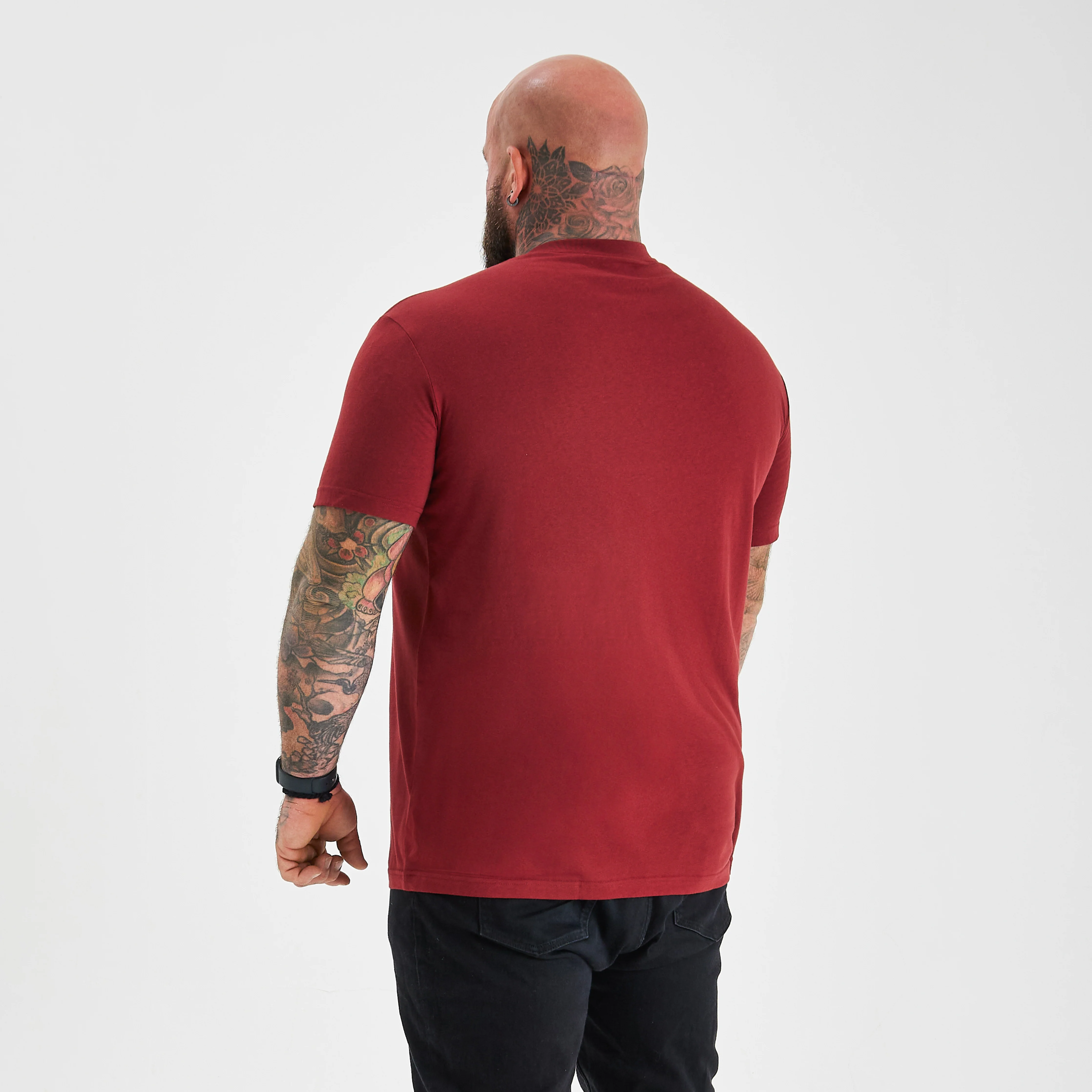 Burgundy V-Neck - Image 5