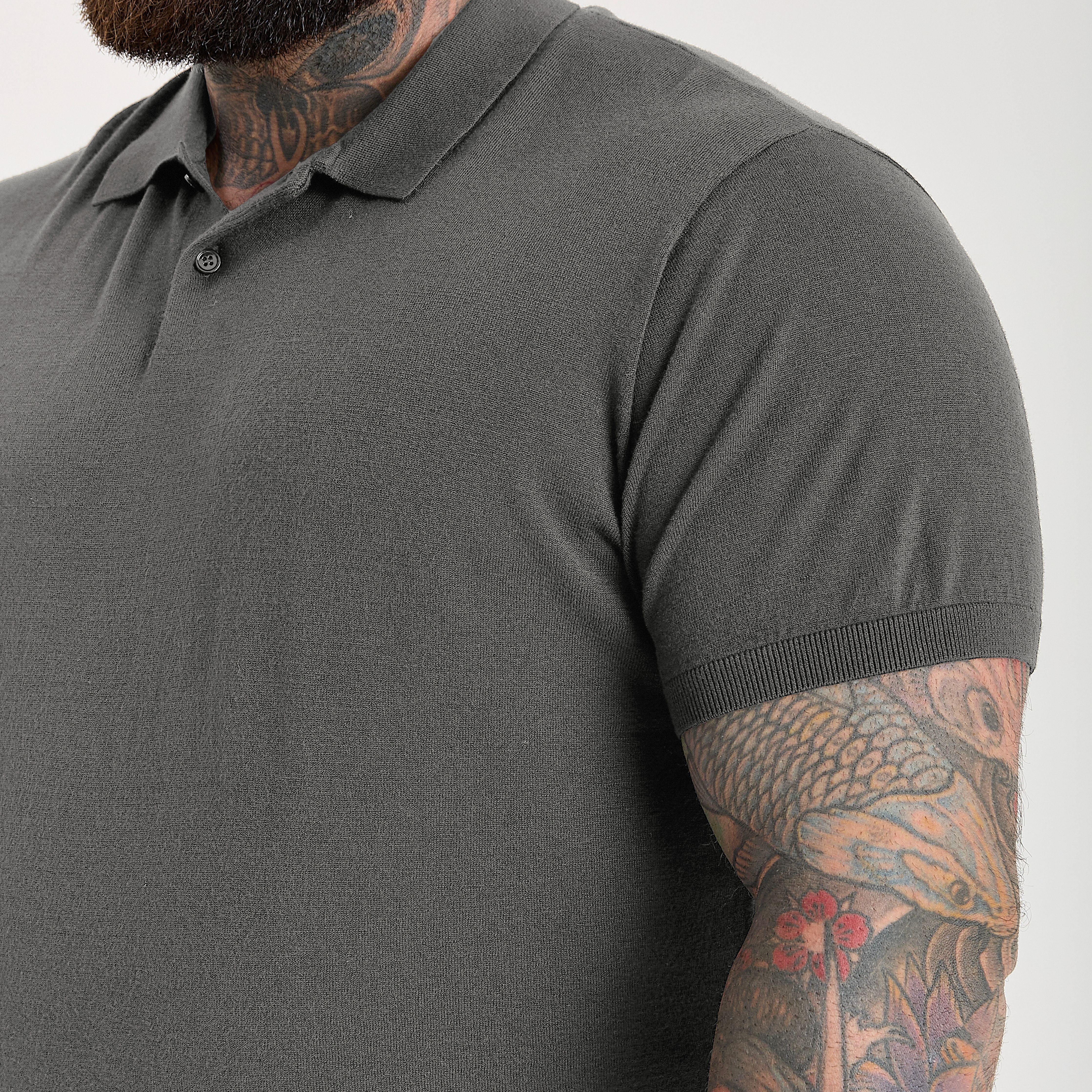 Carbon Dress Polo Short Sleeve - Image 2