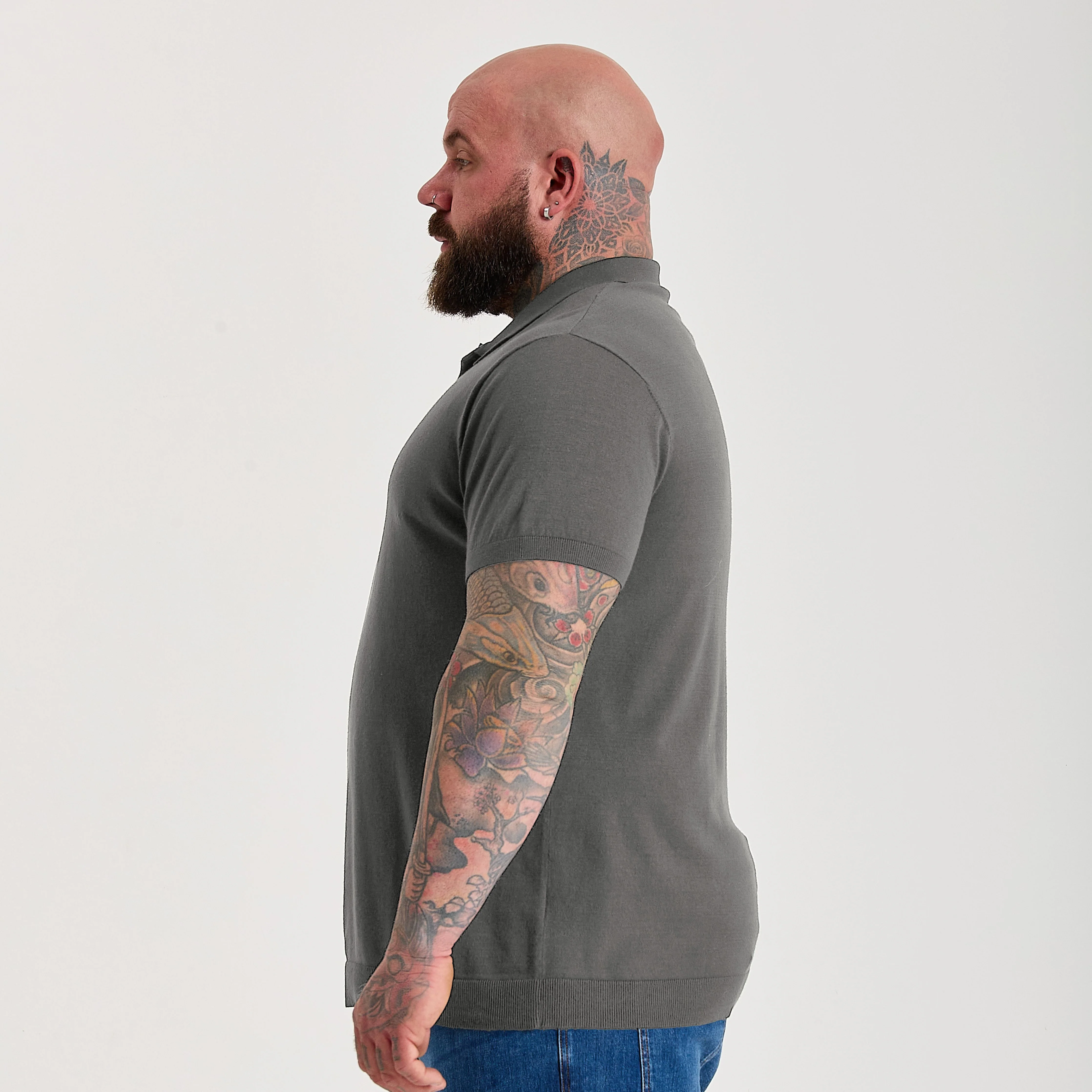 Carbon Dress Polo Short Sleeve - Image 3