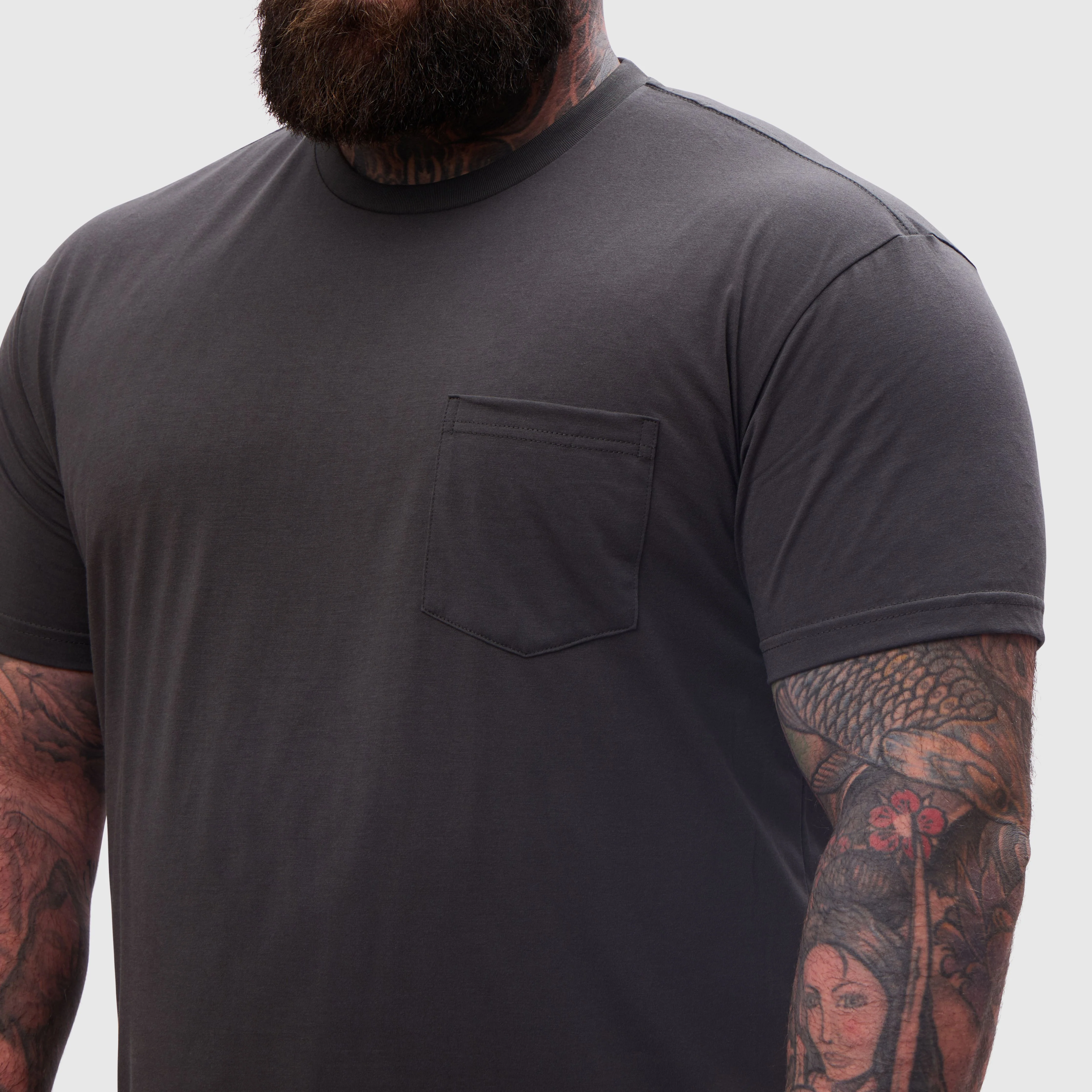 Carbon Pocket Crew Neck - Image 5