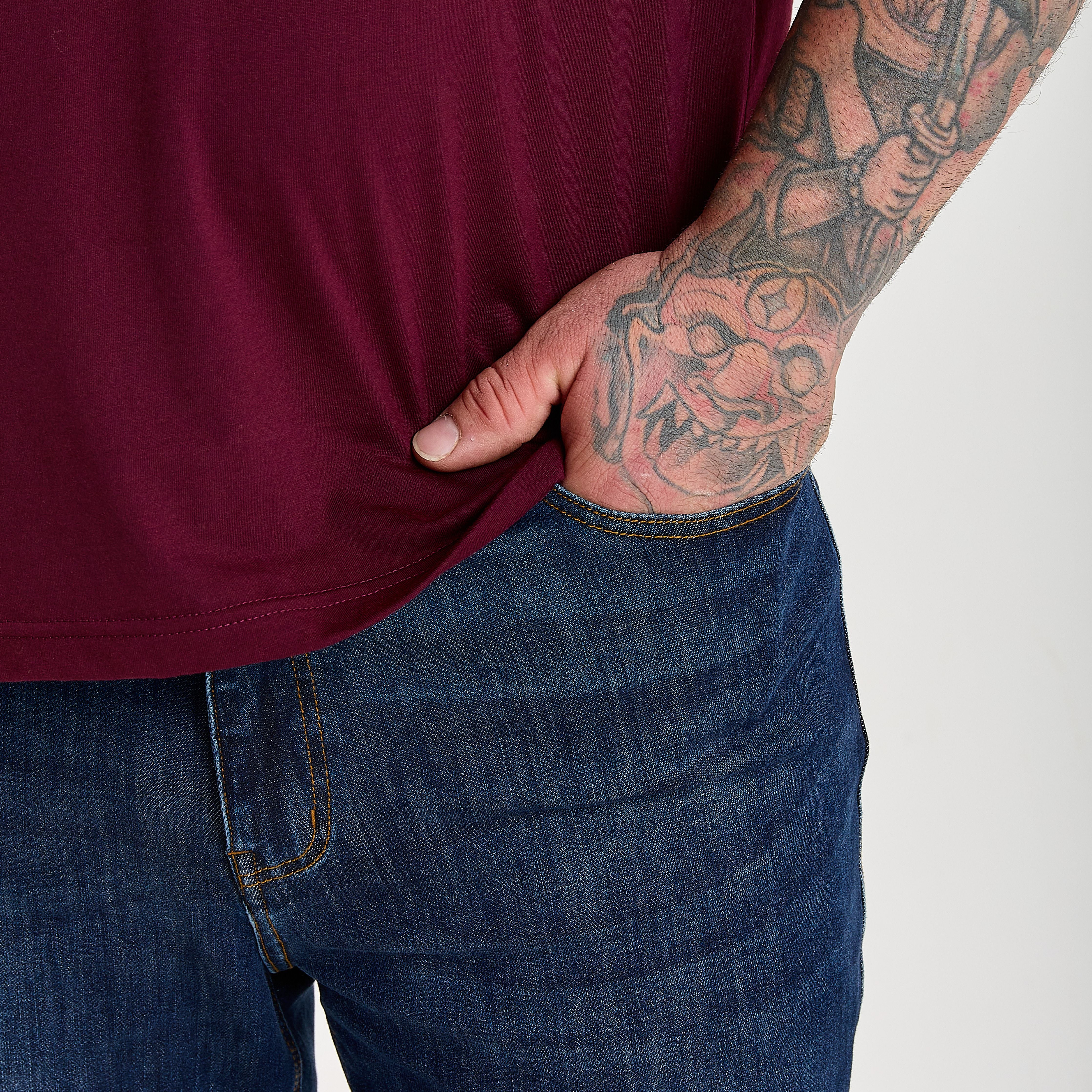 Dark Blue Comfort Jeans - Image 3