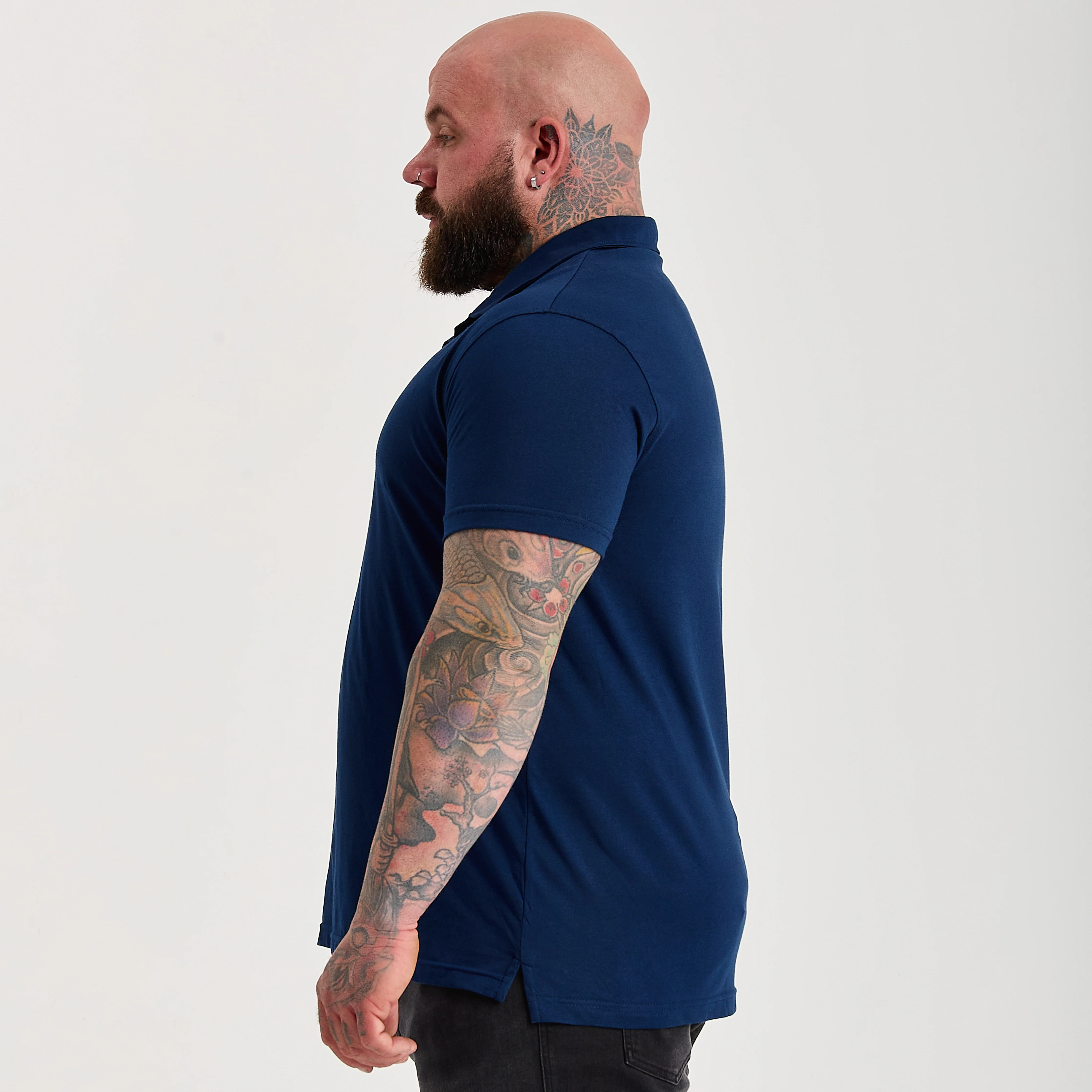 Deep Blue Polo - Image 4