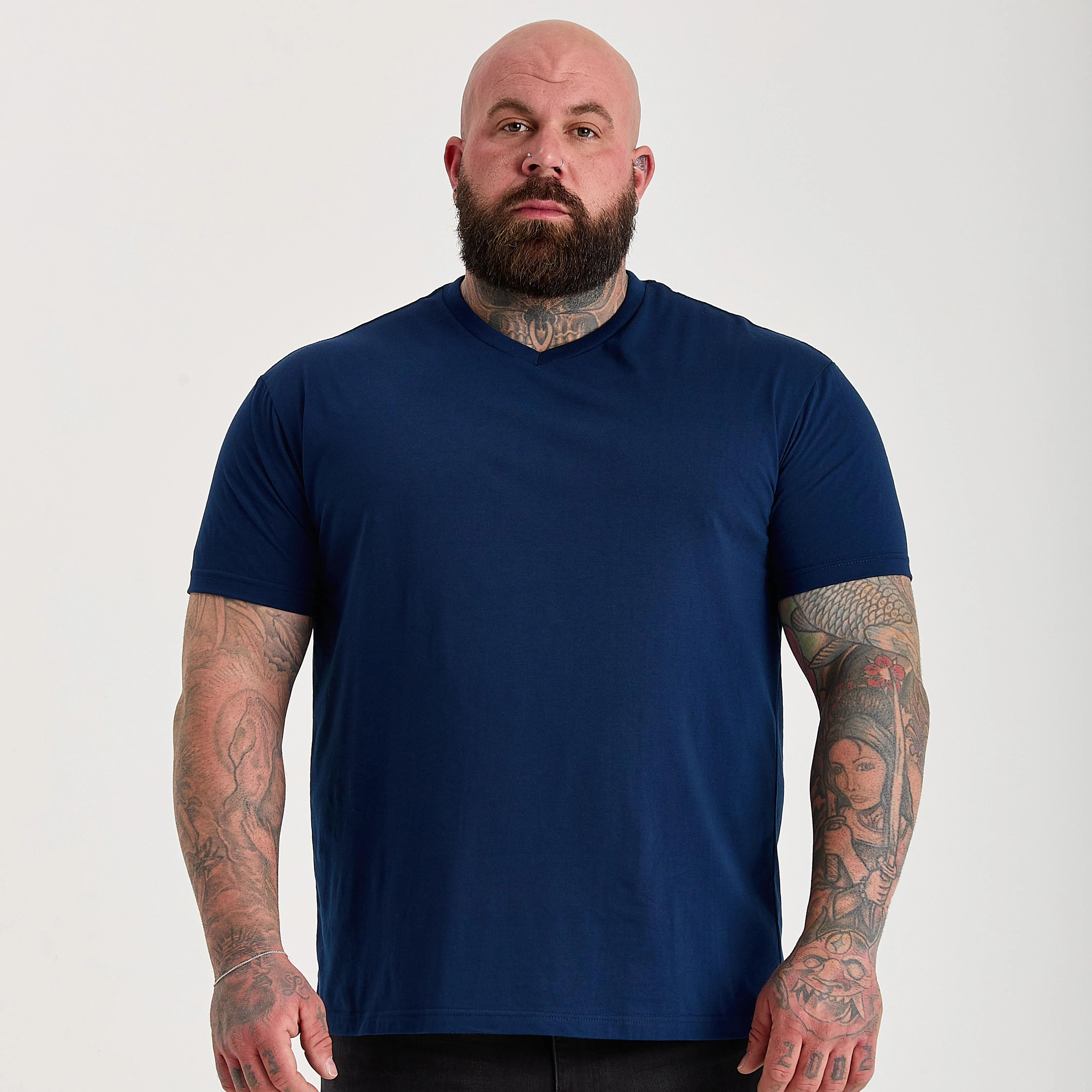 Deep Blue V-Neck