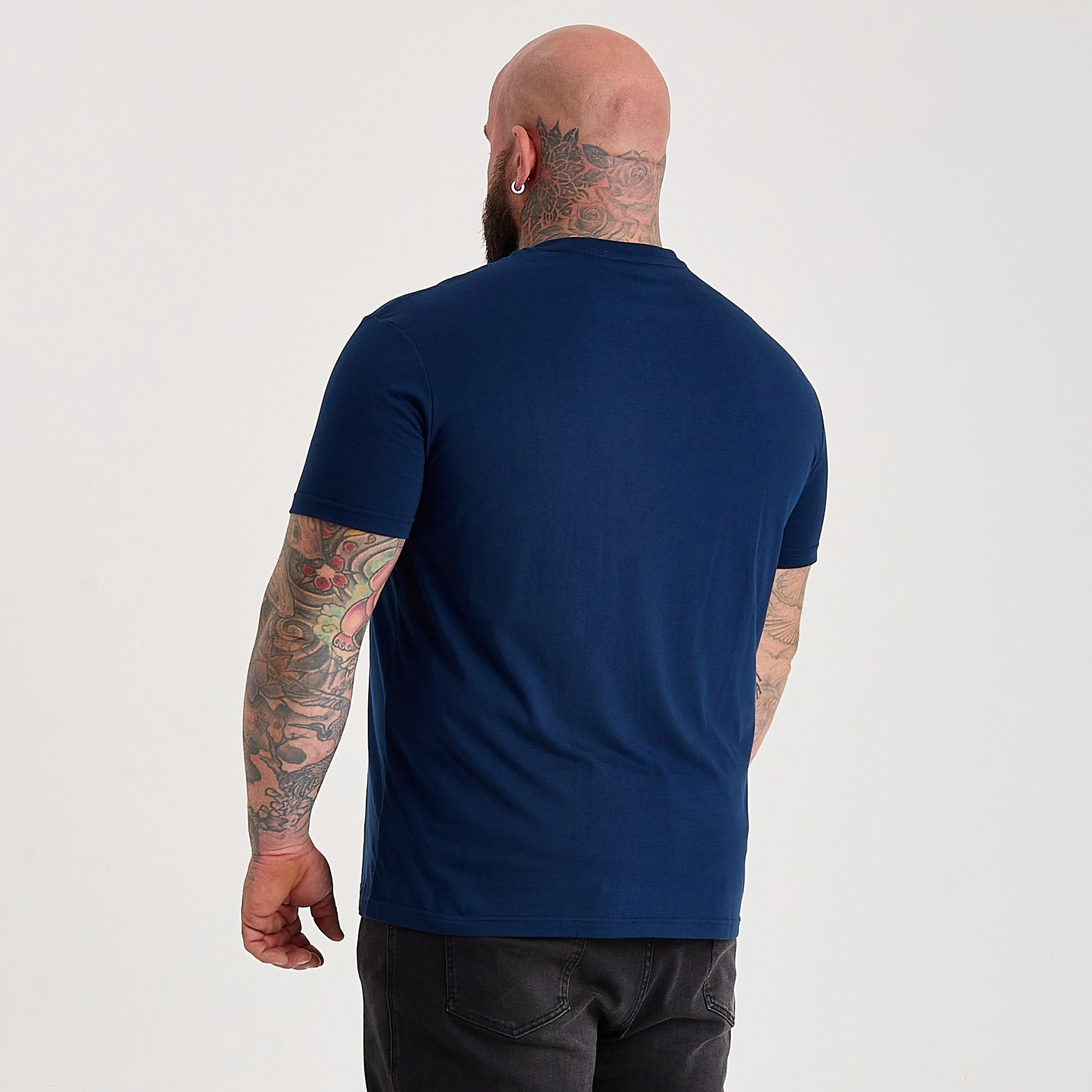 Deep Blue V-Neck - Image 3