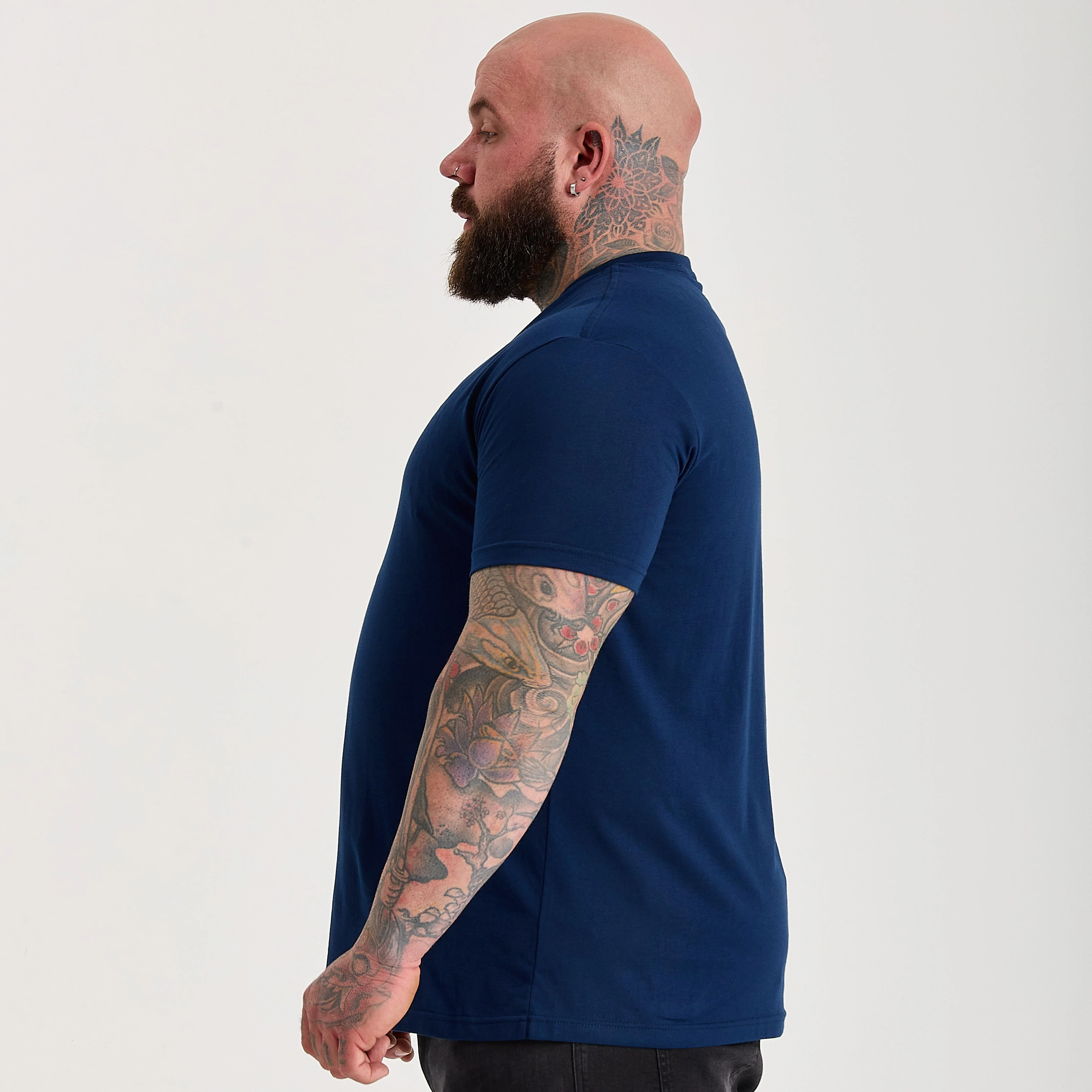 Deep Blue V-Neck - Image 5