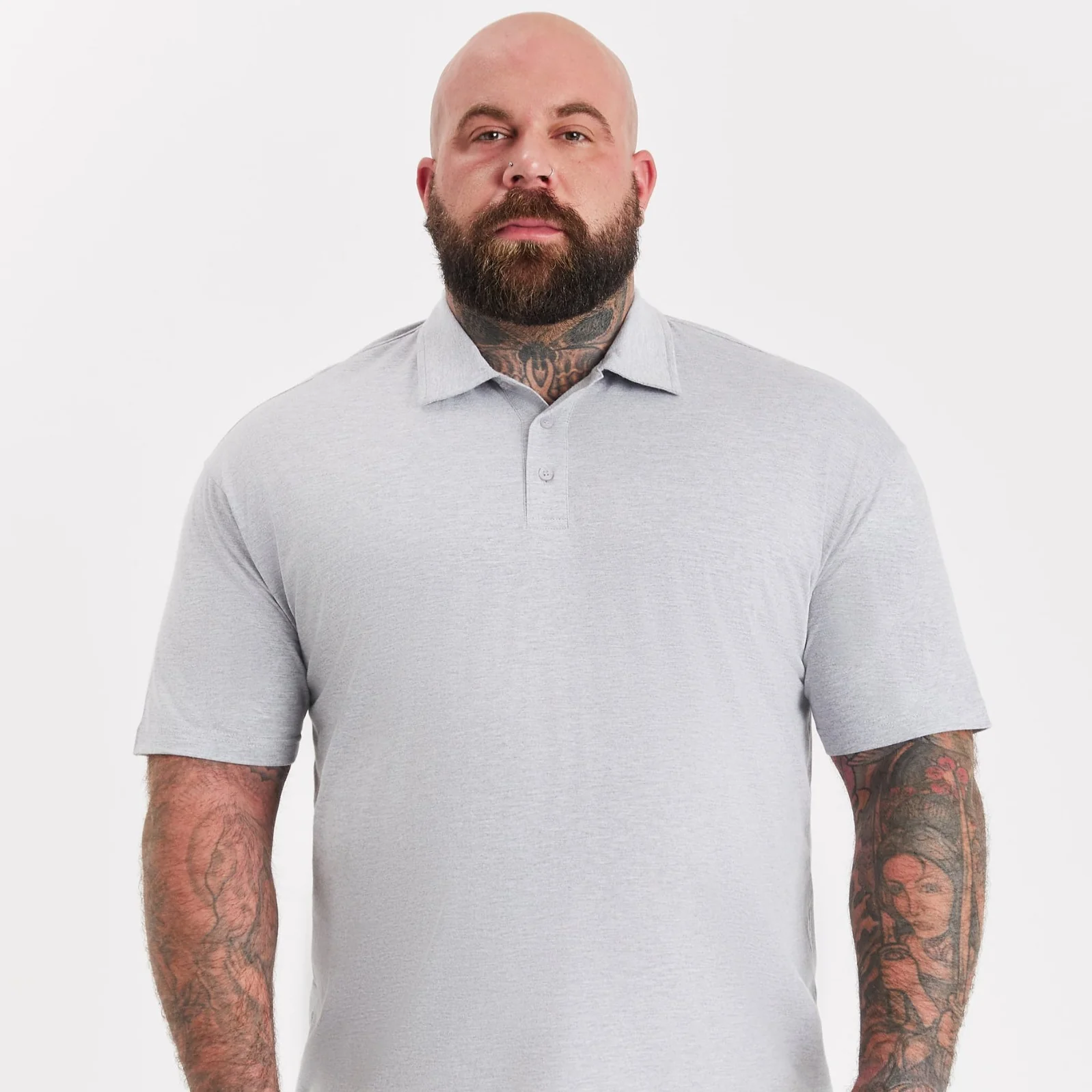 Heather Grey Polo - Image 3
