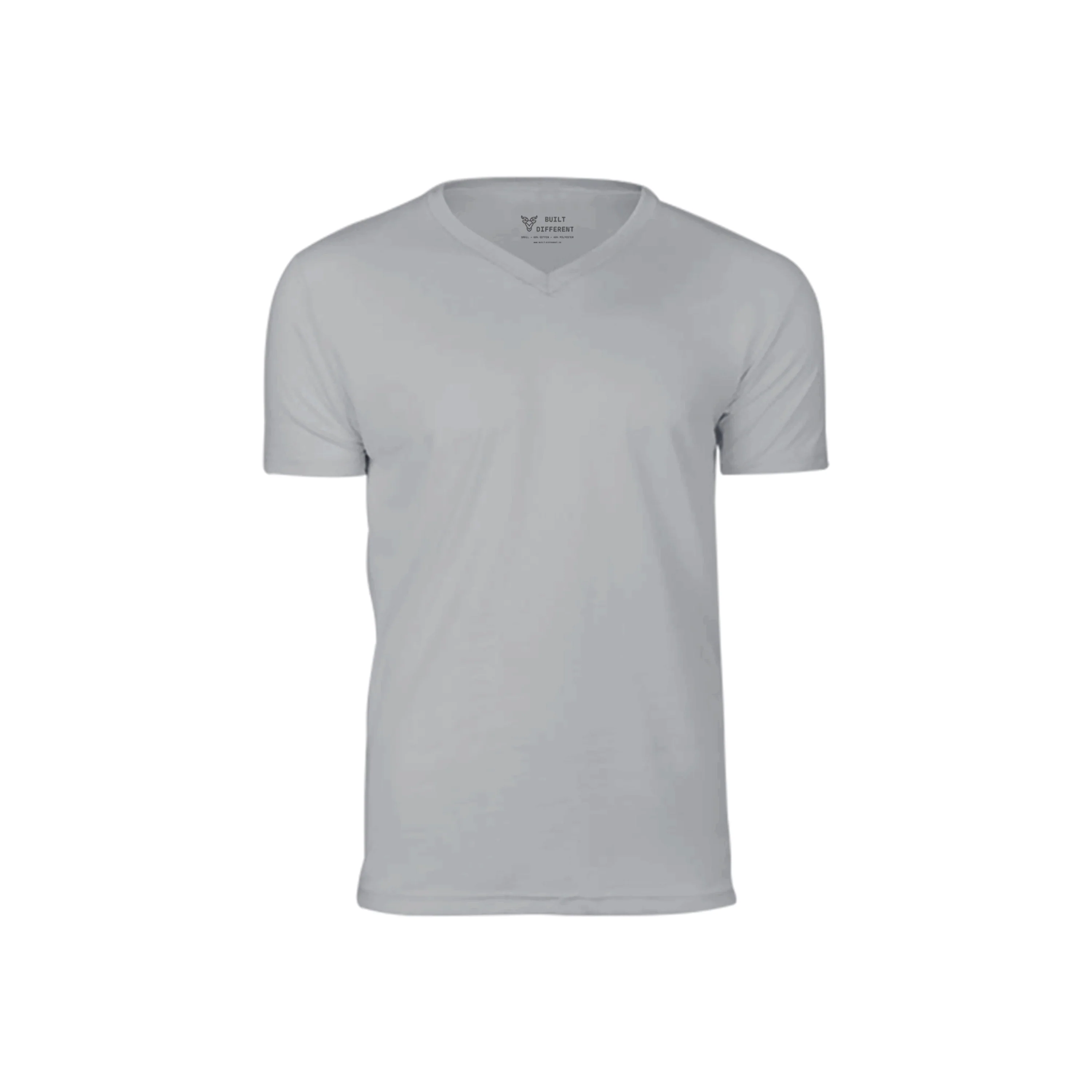 Heather Grey V-Neck - Image 6