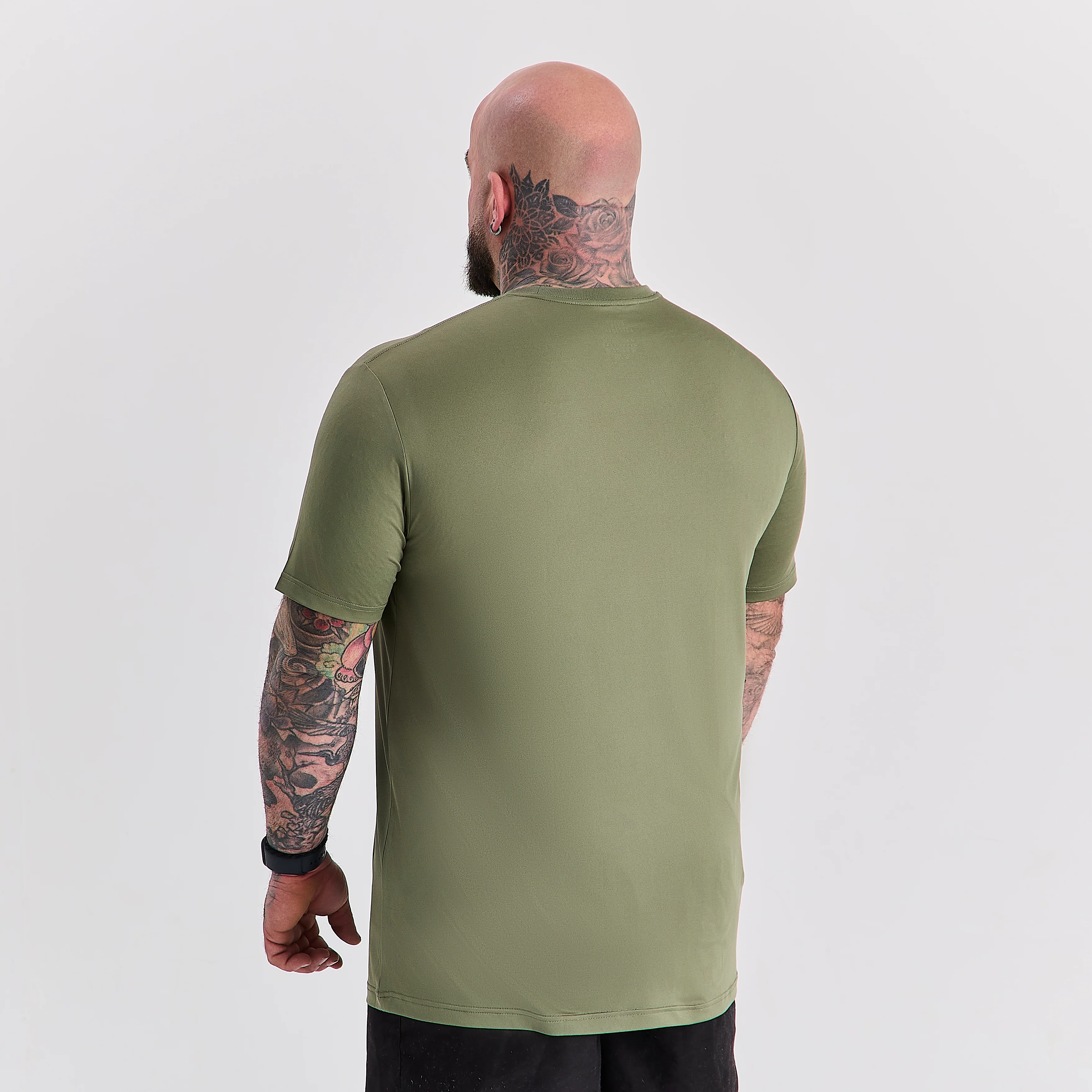 Khaki Active Crew Neck - Image 4