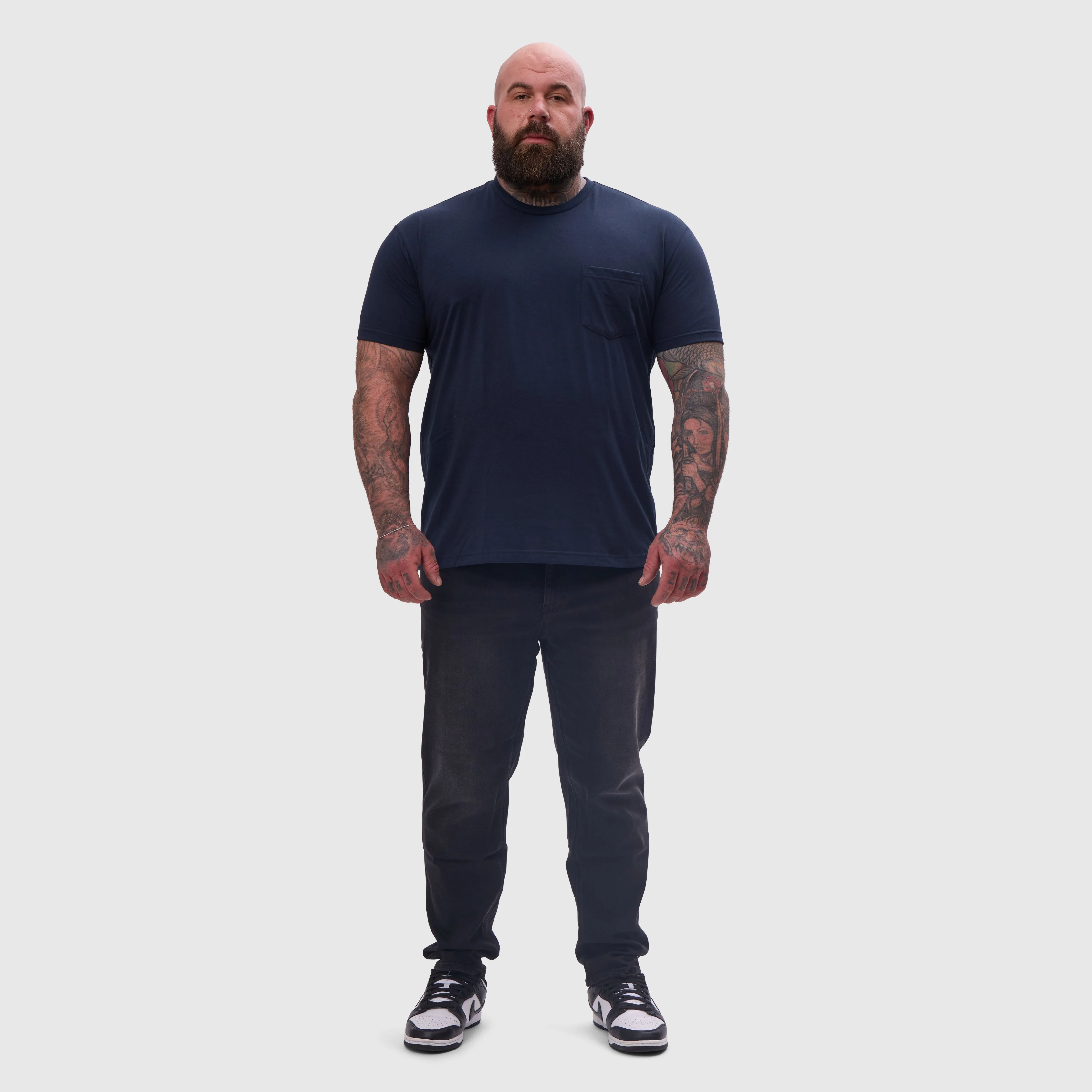 Navy Pocket Crew Neck - Image 3