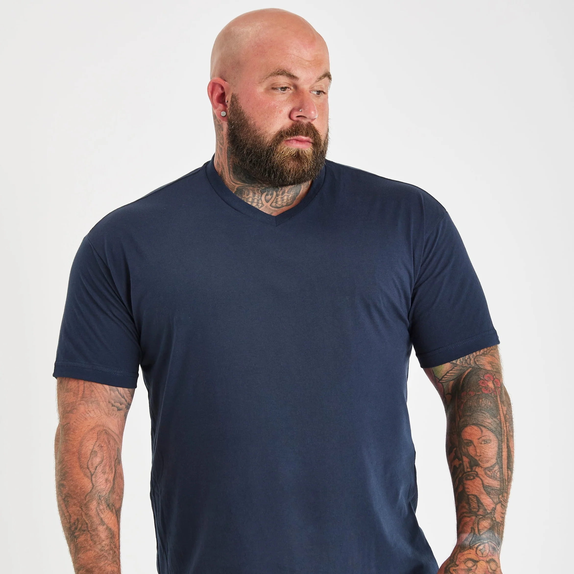 Navy V-Neck - Image 3