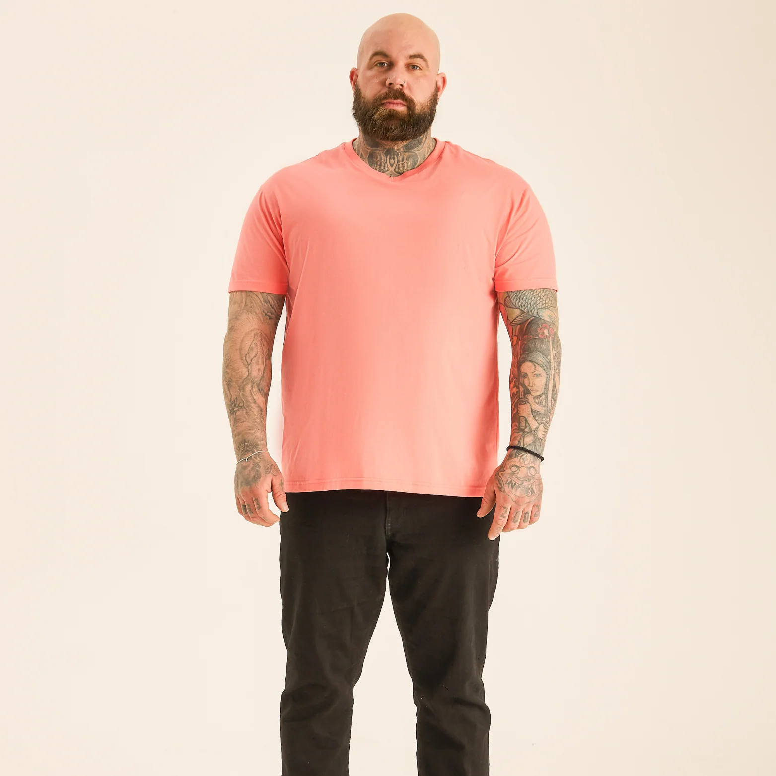 Peach V-Neck - Image 4