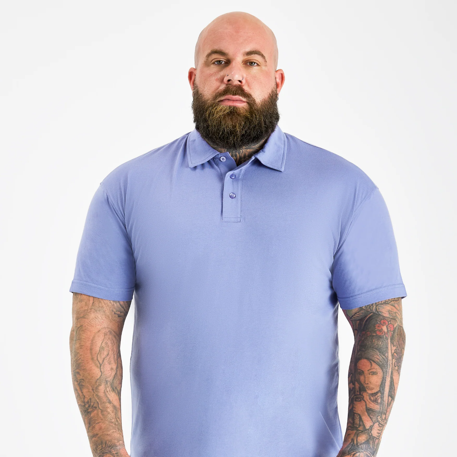 Steel Blue Polo - Image 4