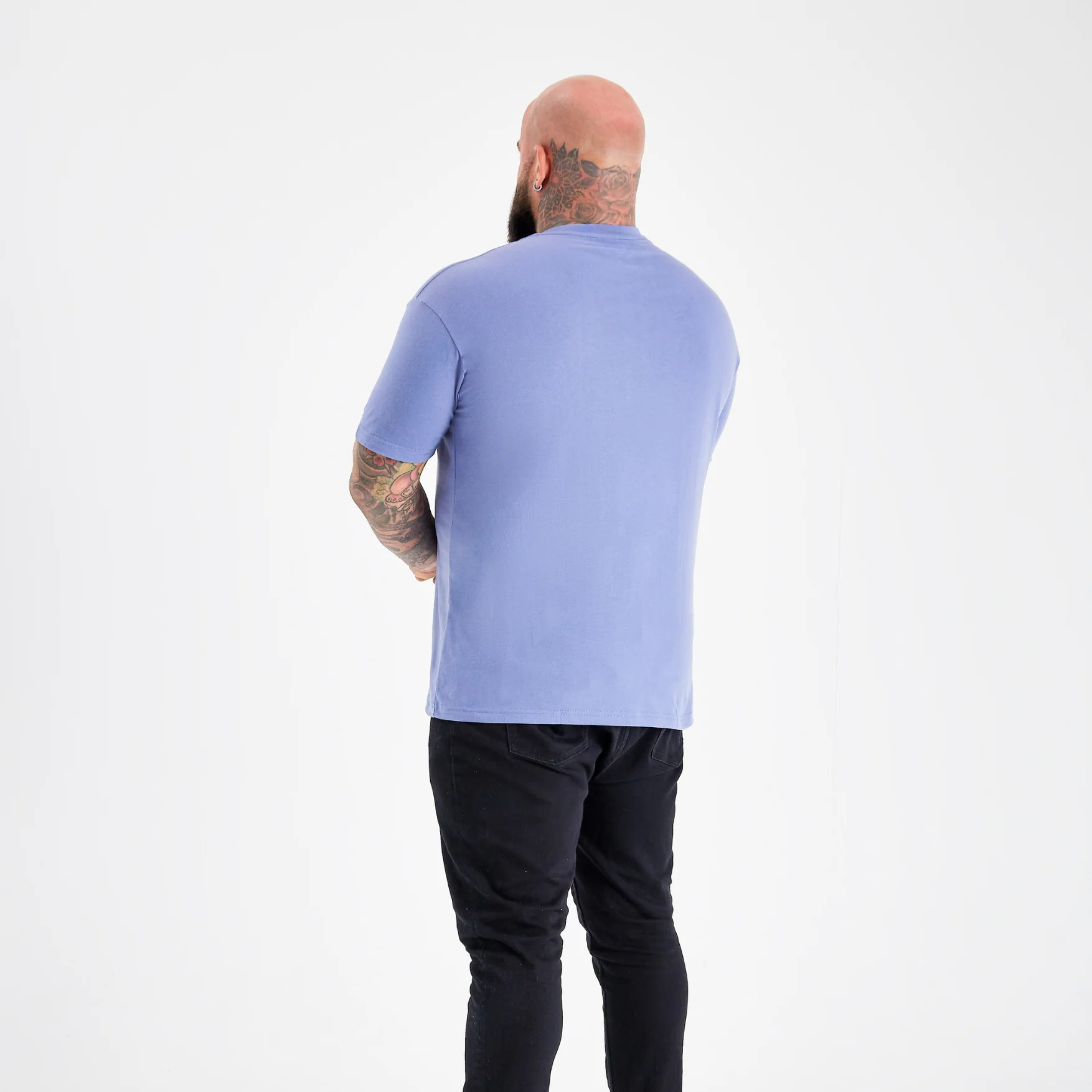 Steel Blue V-Neck - Image 3