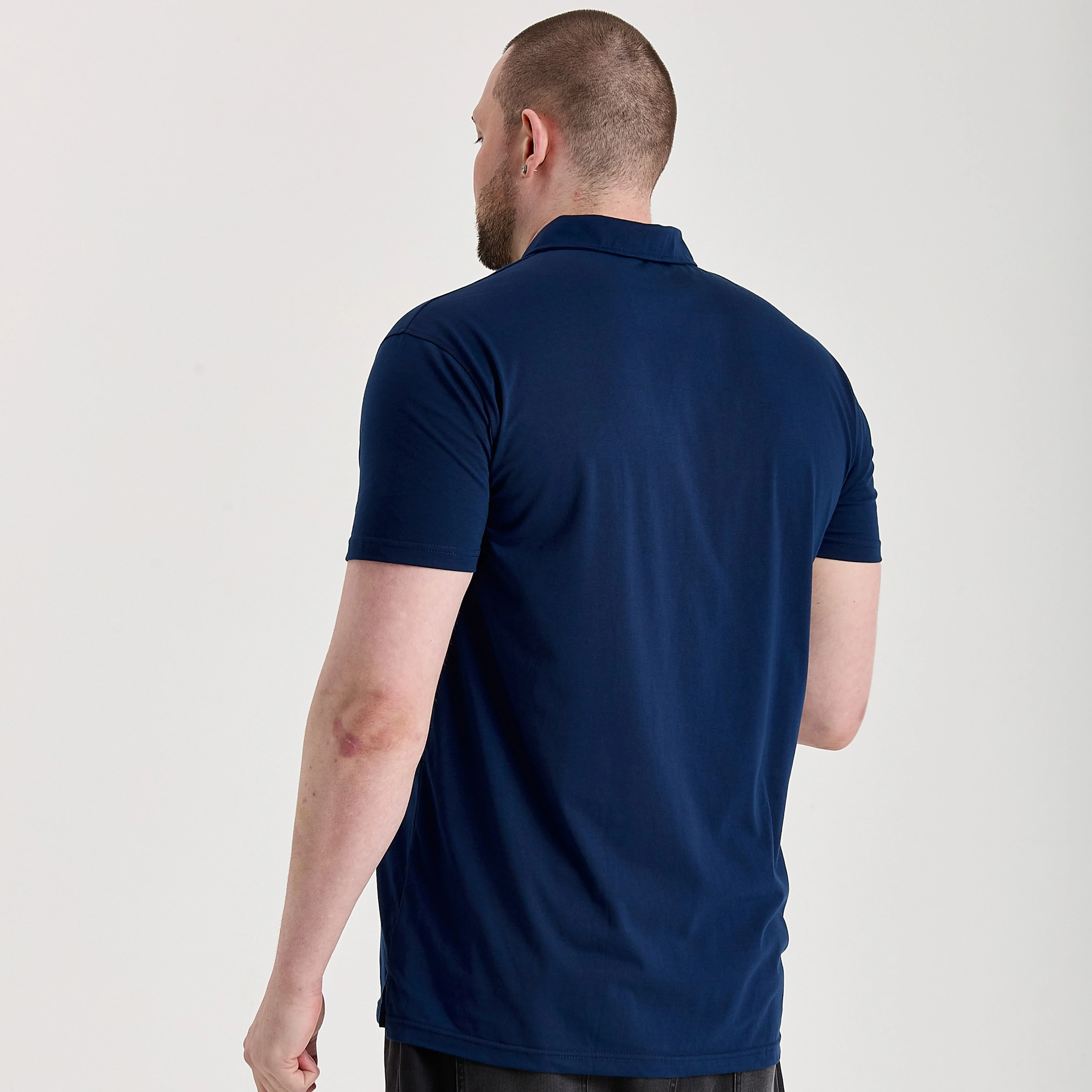 Tall Deep Blue Polo - Image 3