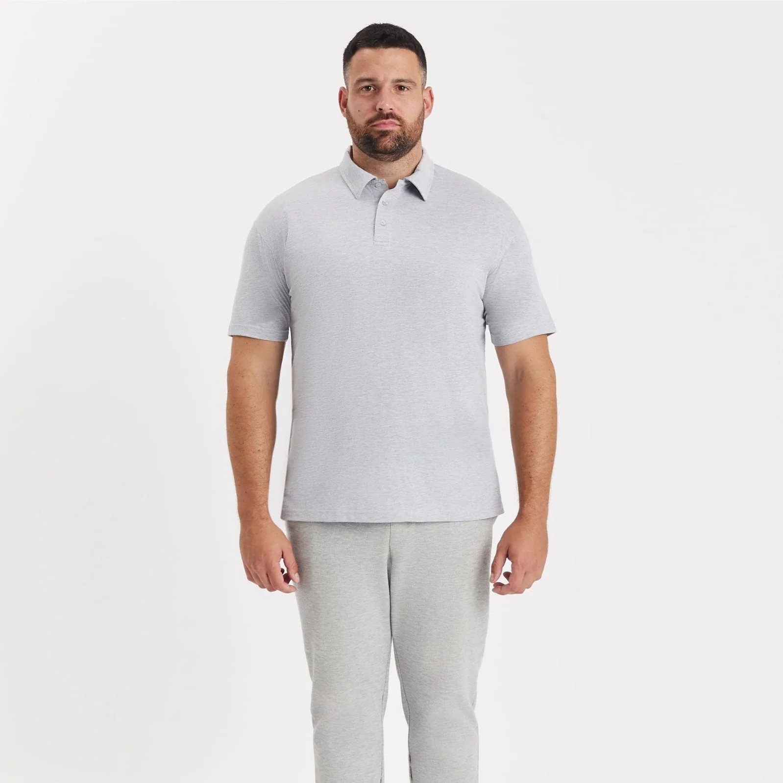 Tall Heather Grey Polo - Image 5
