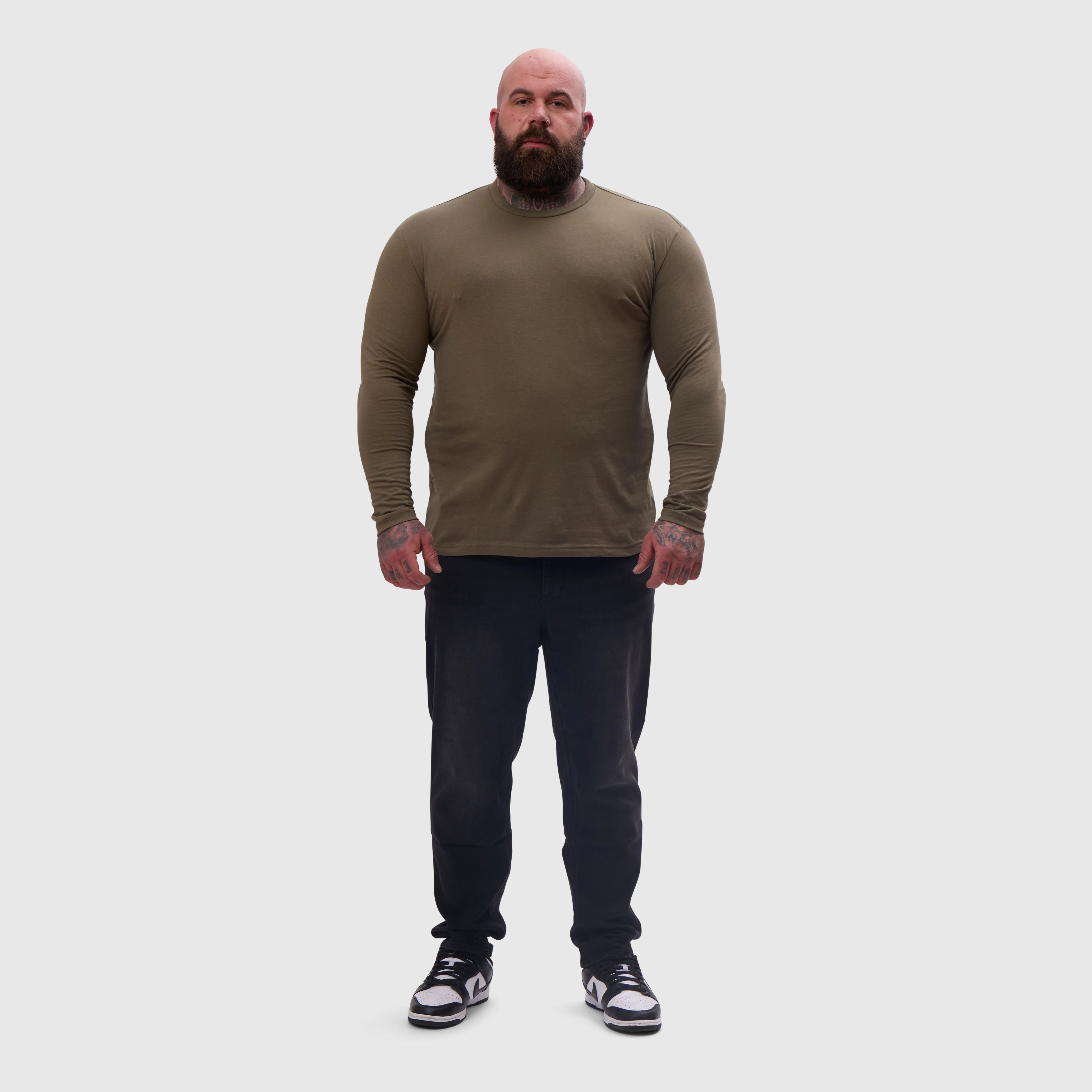 Tall Khaki Long Sleeve - Image 4