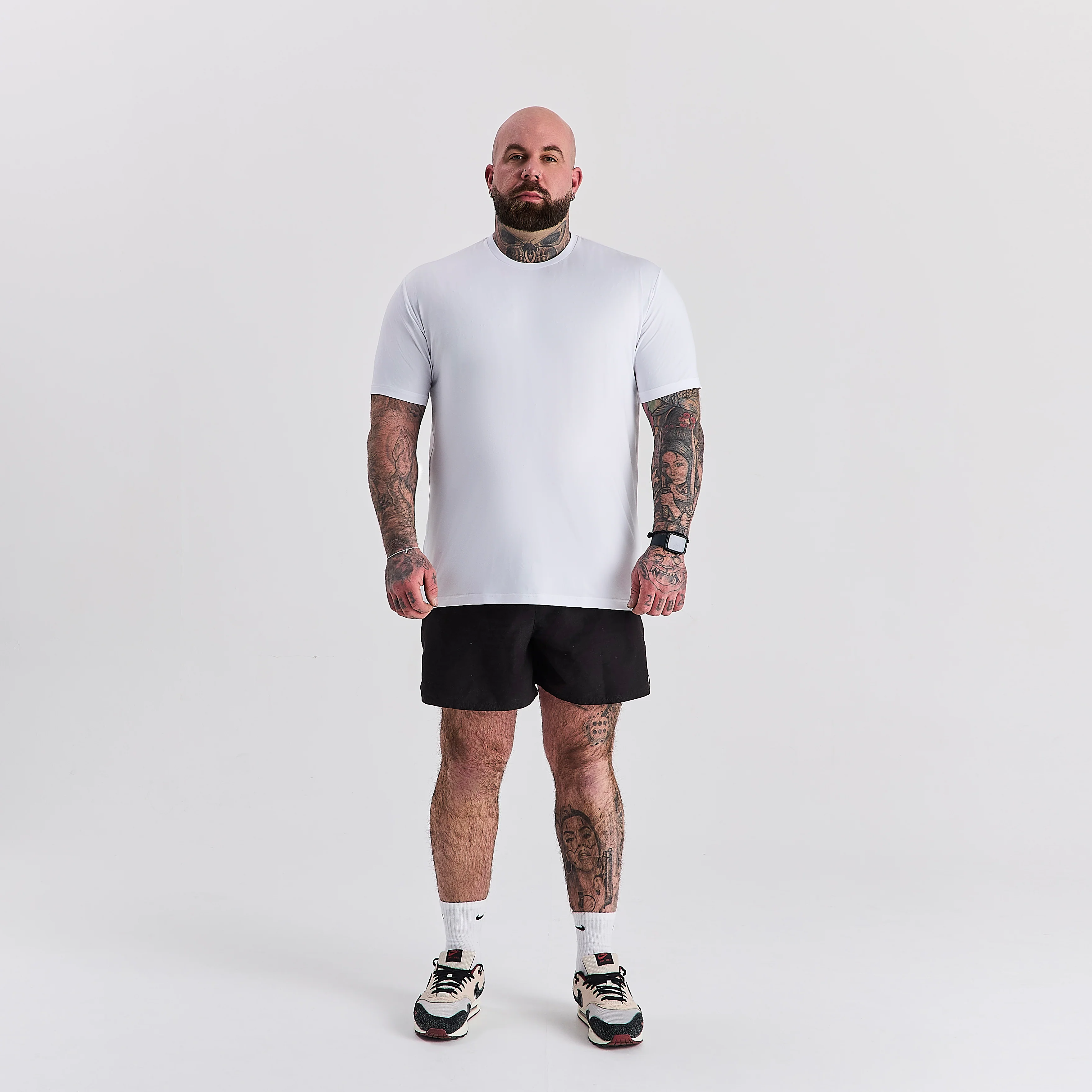 White Active Crew Neck - Image 3