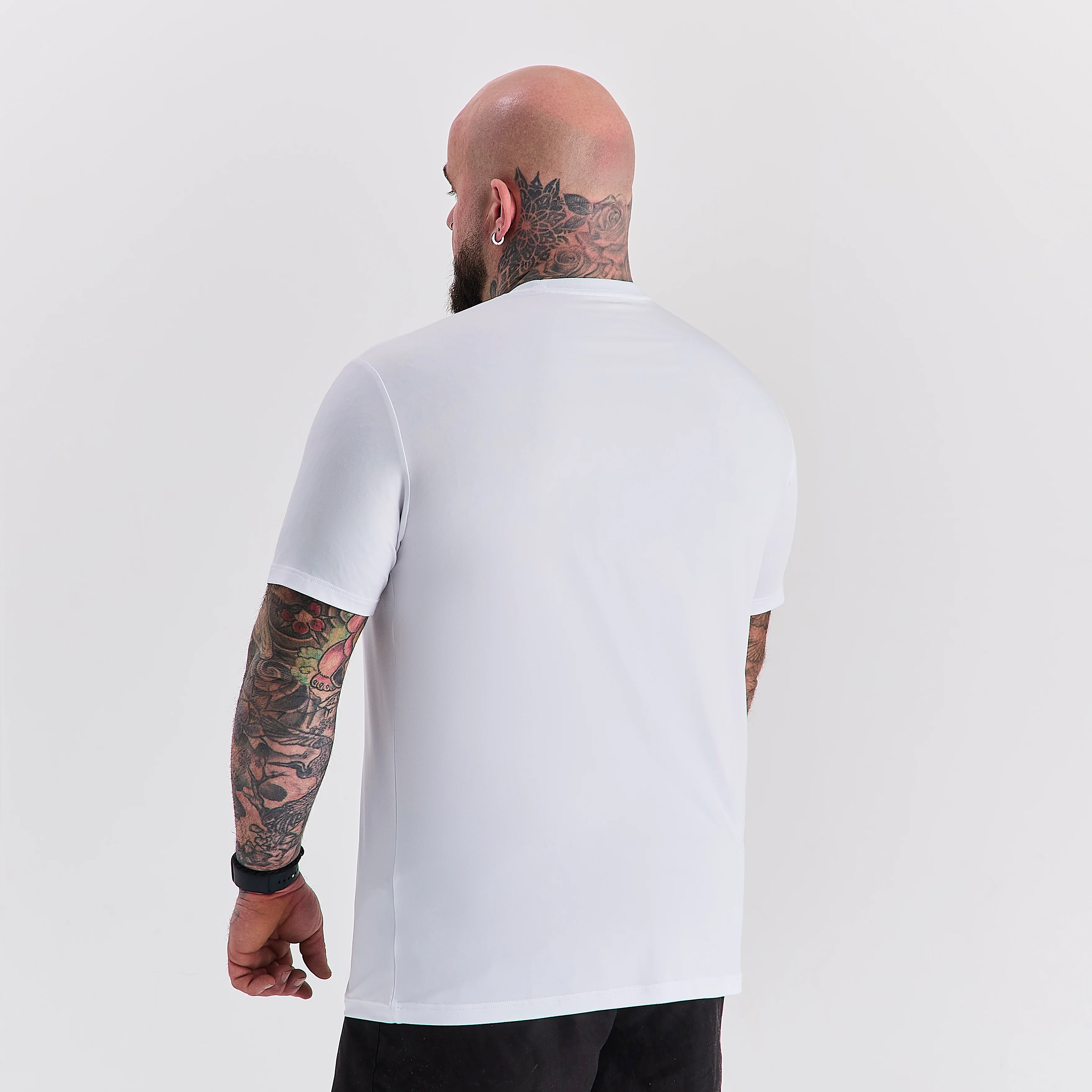 White Active Crew Neck - Image 4